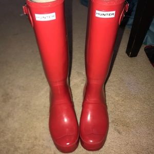Red Hunter Rain Boots